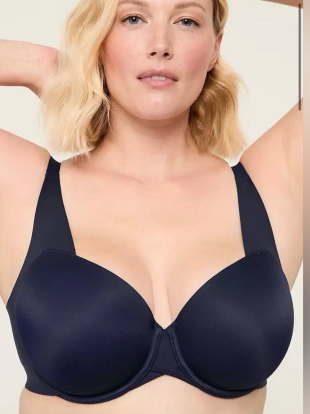 Cacique New w/O Tags Lightly Lined Balconette Bra 38H Blue